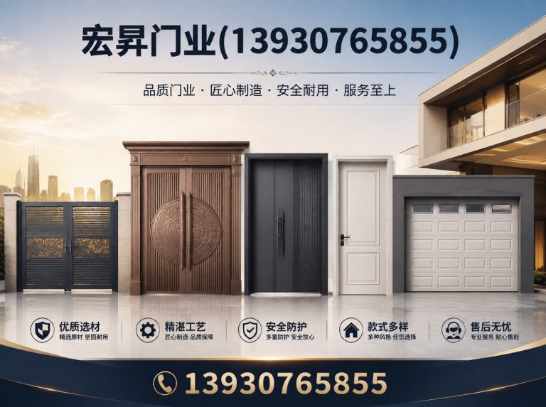 盐山县别墅入户铜门展示图